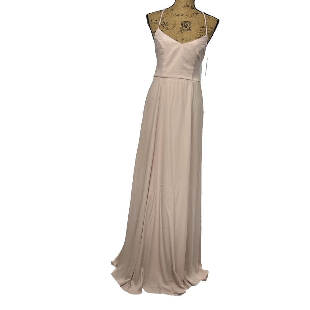 Show Me Your MuMu MaxiGodshaw Goddess Gown Blush Size Large Balletcore Fairy USA